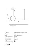 ROTONDA-LED-csillár-143-cm-matt-fehér