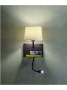 MESA-fali-lámpa-sötétbarna-kapcsolóvalés-USB-aljzattal