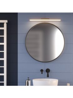   BARRIO LED fürdőszobai tükörvilágítás, fekete, 60 cm, 4000K