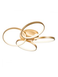   ESPIRAL Modern LED mennyezeti lámpa matt arany, 64W/4380lm/3000K