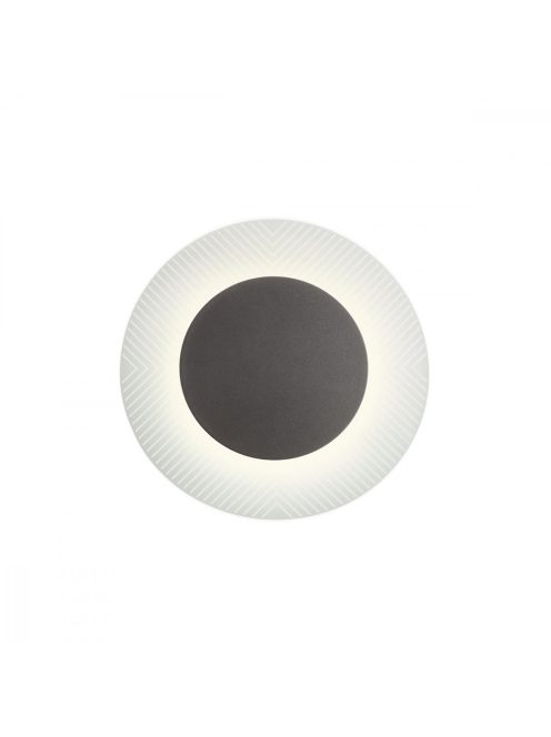 TATOO Modern LED fali lámpa matt fekete, 7W/358lm/3000K