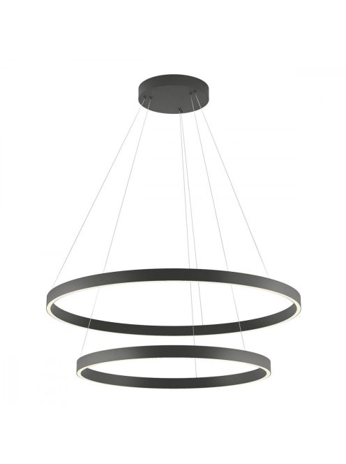 FEBE  Modern LED függőlámpa matt fekete, 82W/4637lm/3000K