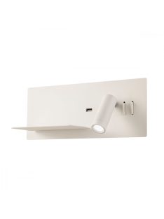 BROOK Modern LED fali lámpa matt fehér, 11W/898lm/3000K