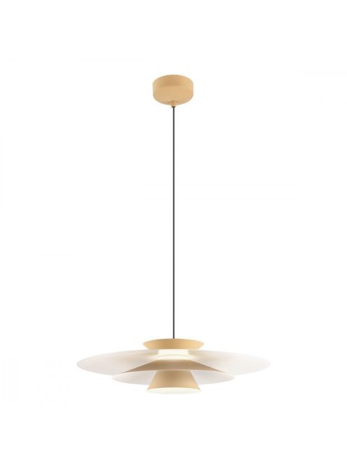 FARGO Modern LED függőlámpa matt bézs, 16,5W/910lm/3000K