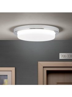 LEROX LED mennyezeti lámpa, 22 cm, króm