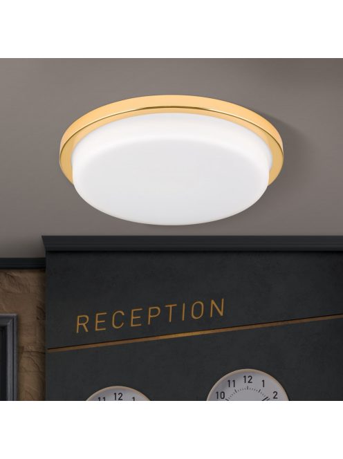 LEROX LED mennyezeti lámpa, 30 cm, arany