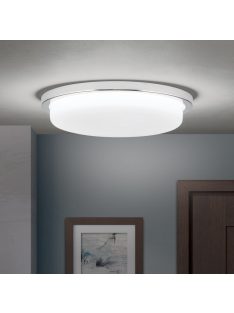 LEROX LED mennyezeti lámpa, 30 cm, króm