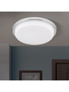 LEROX LED mennyezeti lámpa, 30 cm, króm