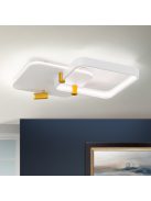 GRACE LED mennyezeti lámpa, modern, fehér-arany