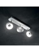 OBY modern LED mennyezeti lámpa, fehér, hármas