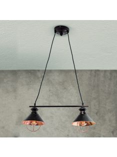 MATHILDA vintage csillár, függeszték bronz színben