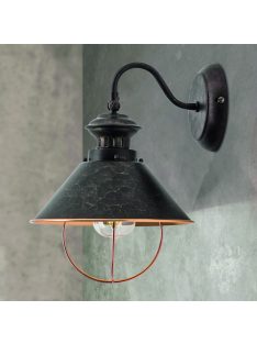 MATHILDA vintage fali lámpa bronz színben