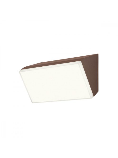 JAPO-kültéri-LED-fali-lámpa-sötétbarna-IP54-12W-3000K-18x10-cm