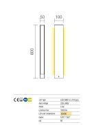 Twin kültéri LED állólámpa, antracit 10286