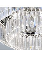 PRISM kristály mennyezeti lámpa, króm, 55 cm